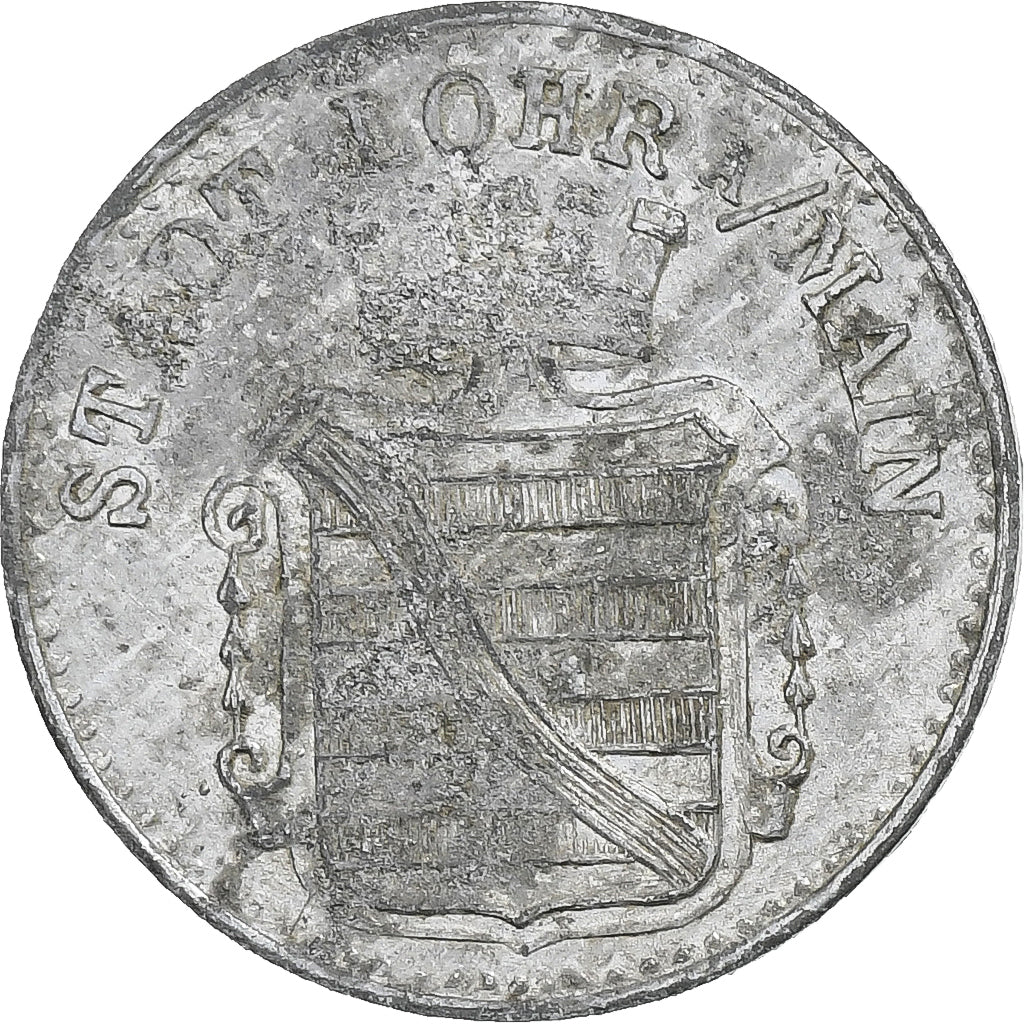 Germania, Stadt Lohr am Main, 5 Pfennig, 1918, MB, Zinco