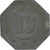 Germania, Stadt Ludwigshafen am Rhein, 10 Pfennig, Undated (1917), BB+, Zinco