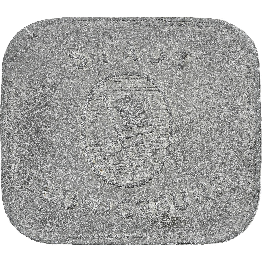 Niemcy, Stadt Ludwigsburg, 50 Pfennig, 1917, VF(30-35), Cynk