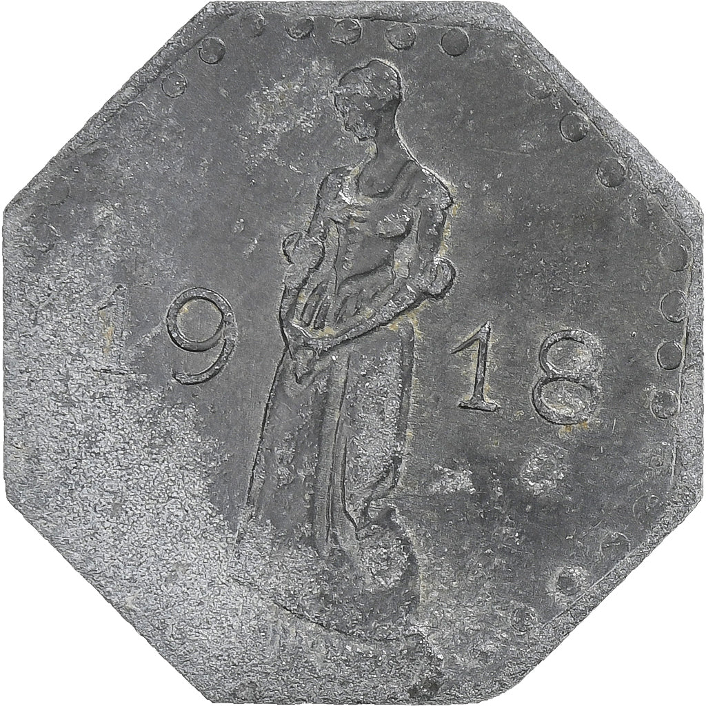 Alemania, Stadt Heilbronn, 50 Pfennig, 1918, BC+, Cinc