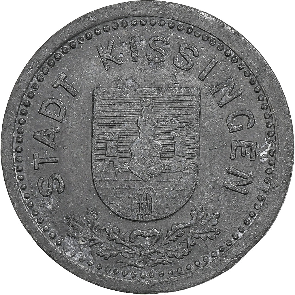 Allemagne, Stadt Bad Kissingen, 5 Pfennig, 1917, TB+, Zinc