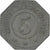 Allemagne, Stadt Germersheim, 5 Pfennig, 1917, TTB, Zinc