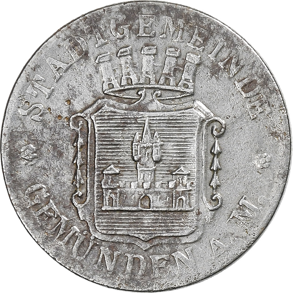 Germany, Stadt Gemünden am Main, 5 Pfennig, EF(40-45), Iron