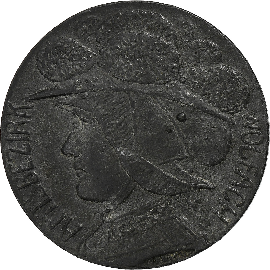 Deutschland, Stadt Wolfach, 50 Pfennig, 1919, VZ, Zinc