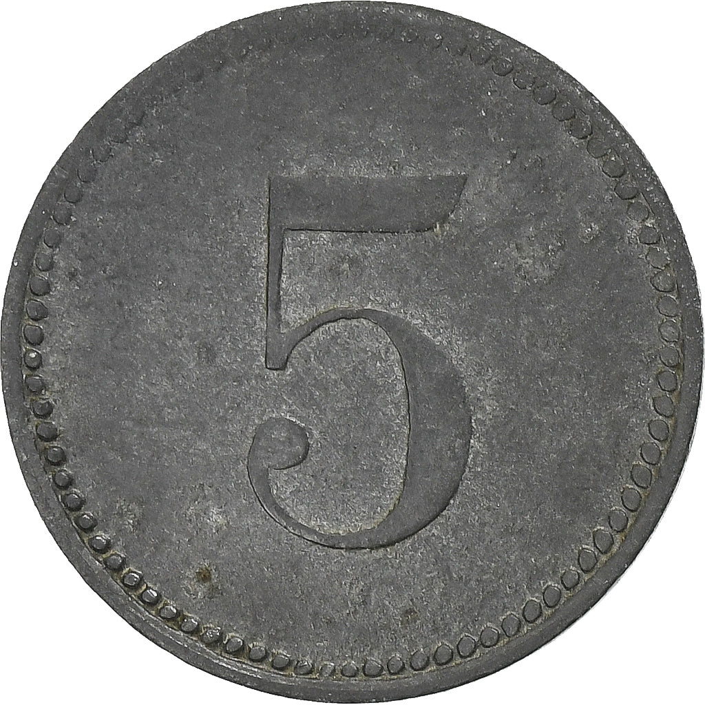Deutschland, Stadt Scheinfeld, 5 Pfennig, 1917, SS, Zinc