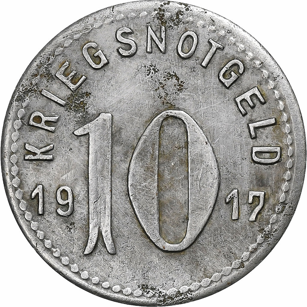 Allemagne, Stadt Speyer, 10 Pfennig, 1917, TTB, Iron