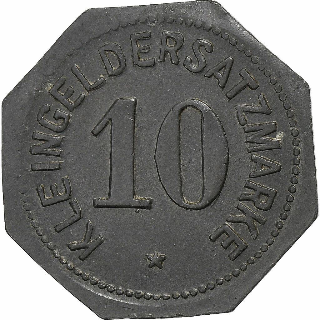 Duitsland, Stadt Regensburg, 10 Pfennig, Undated (1917), PR, Zinc