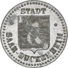 Deutschland, Stadt Saar-Buckenheim, 5 Pfennig, Undated (1918), S+, Zinc