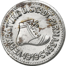 Germania, Stadt Pirmasens, 5 Pfennig, 1919, SPL-, Ferro