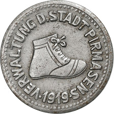 Germania, Stadt Pirmasens, 5 Pfennig, 1919, BB+, Ferro
