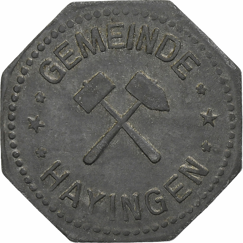 Deutschland, Stadt Hayingen, 10 Pfennig, SS, Zinc