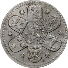 Germania, Stadt Heppenheim, 5 Pfennig, 1918, BB+, Ferro