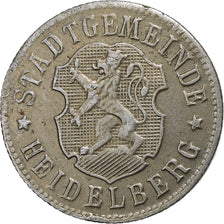 Germania, Stadt Heidelberg, 50 Pfennig, Undated (1919-1920), BB+, Ferro