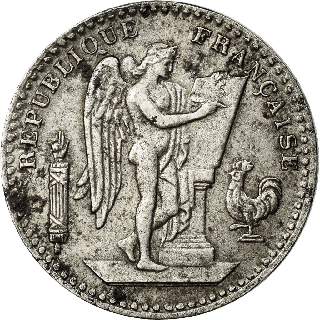 France, Token, 1887, EF(40-45), Iron