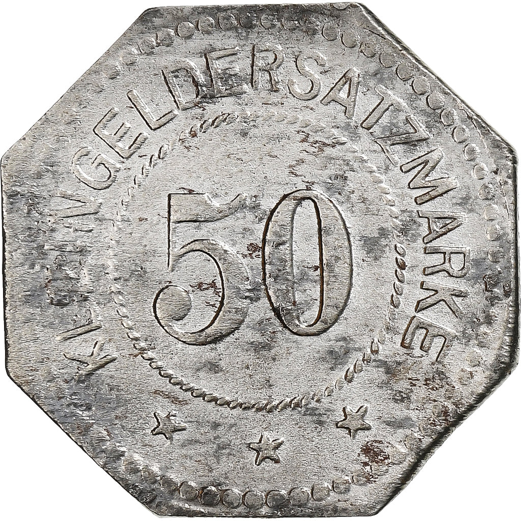 Germania, Stadt Ilmenau, 50 Pfennig, Undated (1917), MB+, Ferro