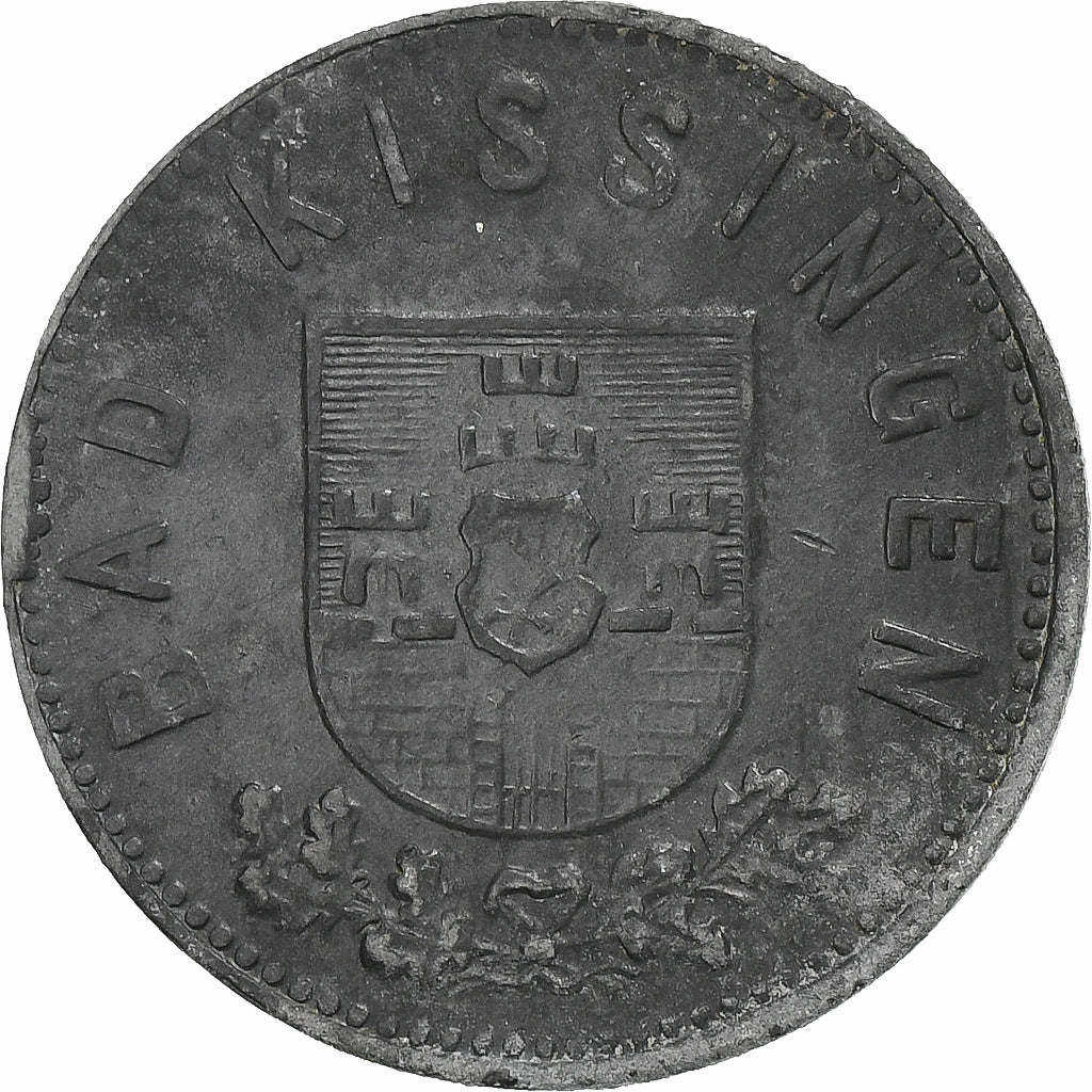 Germania, Stadt Bad Kissingen, 10 Pfennig, 1919, BB, Zinco