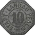Deutschland, Stadt Landau, 10 Pfennig, 1917, SS, Zinc