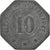 Deutschland, Stadt Landau, 10 Pfennig, 1917, SS, Zinc
