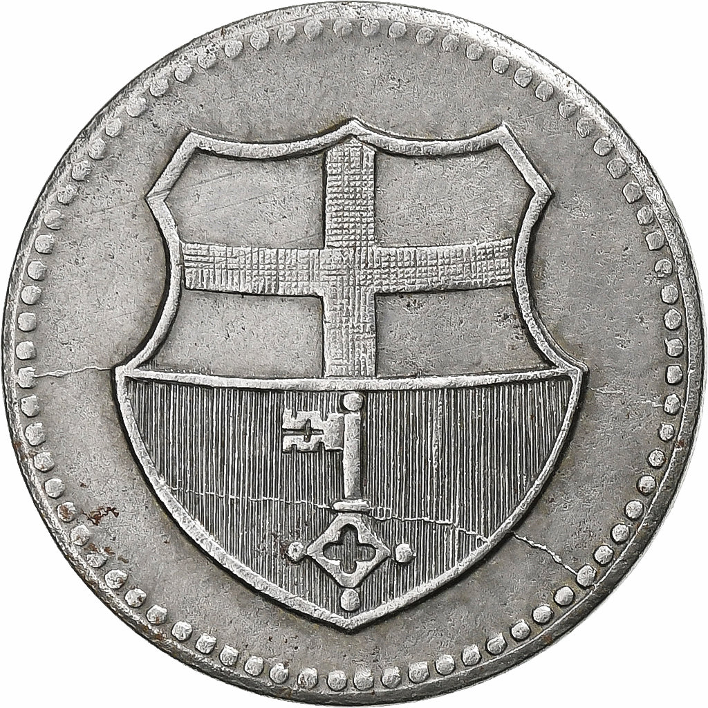 Alemanha, Stadt Linz am Rhein, 10 Pfennig, AU(50-53), Ferro
