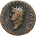Nero, As, 62-68, Lugdunum, Bronze, VF(20-25), RIC:546