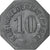 Deutschland, Stadt Mainz, 10 Pfennig, 1917, S+, Zinc