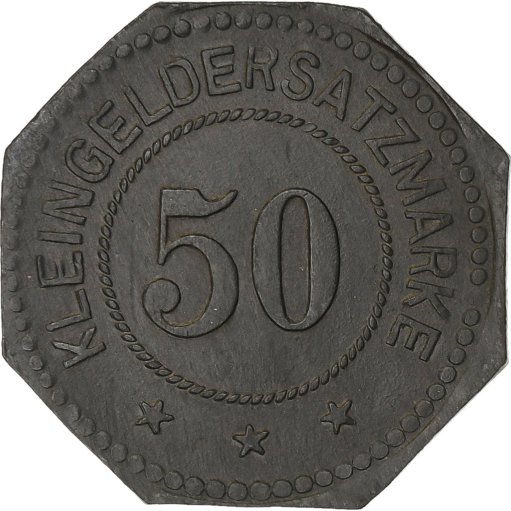 Alemania, Stadt Melsungen, 50 Pfennig, 1917, MBC+, Cinc