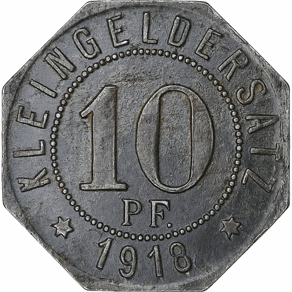 Deutschland, Stadt Bad Mergentheim, 10 Pfennig, 1918, VZ, Iron