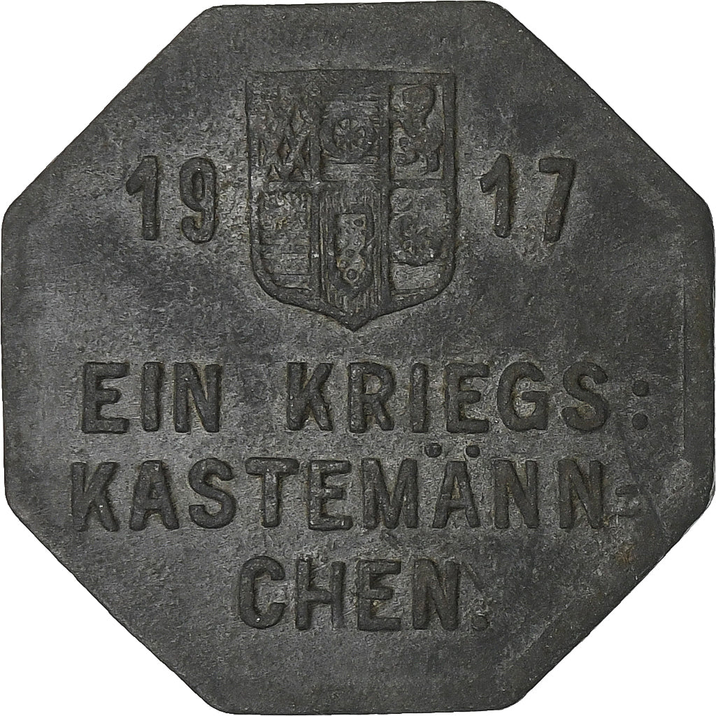 Germany, Stadt Mülheim an der Ruhr, 25 Pfennig, 1917, VF(30-35), Zinc