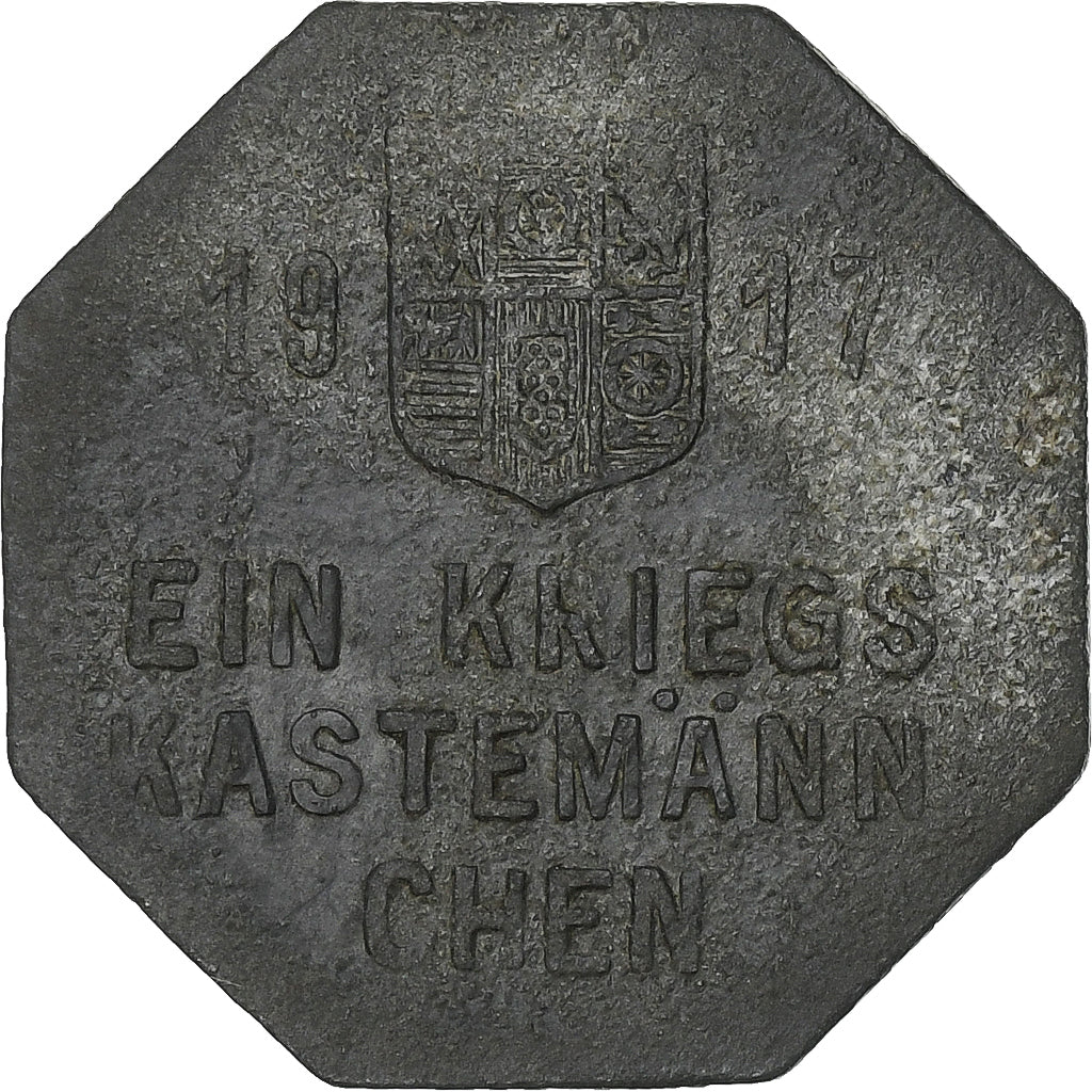 Germany, Stadt Mülheim an der Ruhr, 25 Pfennig, 1917, VF(30-35), Zinc