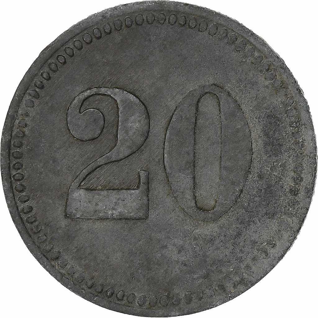 Germany, Stadt Nagold, 20 Pfennig, 1918, VF(30-35), Zinc