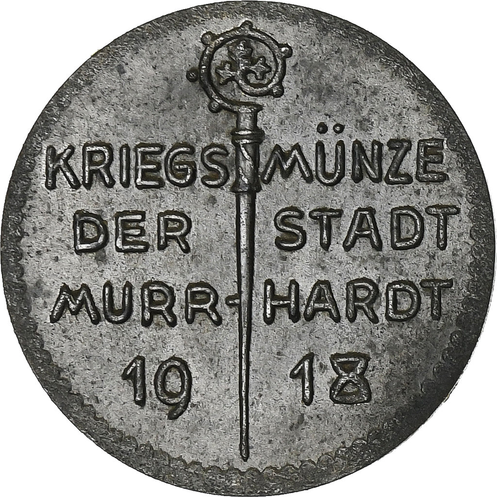 Deutschland, Stadt Murrhardt, 5 Pfennig, 1918, SS+, Iron