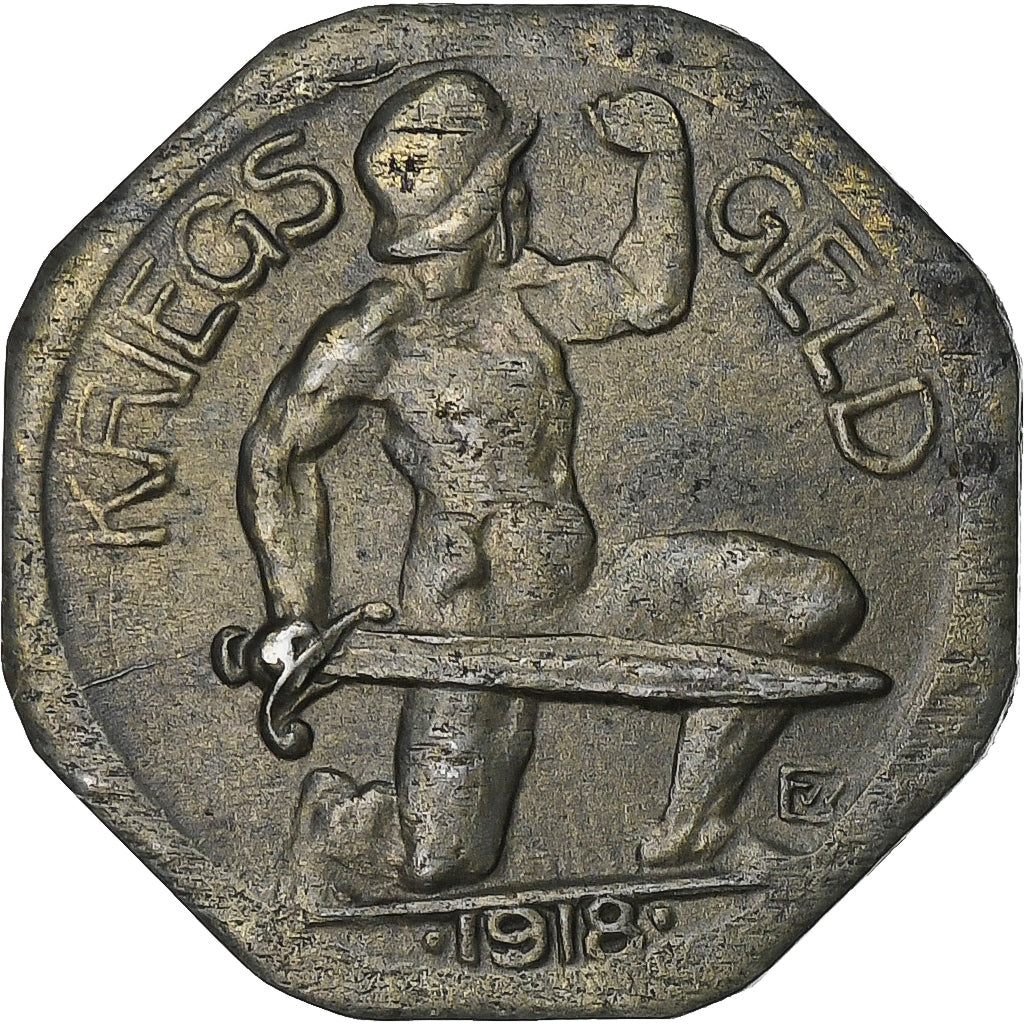 Germany, Stadt Neuenbürg, 20 Pfennig, 1918, EF(40-45), Iron