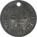 Germania, Stadt Neustadt im Schwarzwald, 10 Pfennig, 1917, Holed, MB+, Zinco