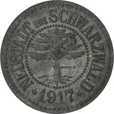 Germany, Stadt Neustadt im Schwarzwald, 10 Pfennig, 1917, EF(40-45), Zinc
