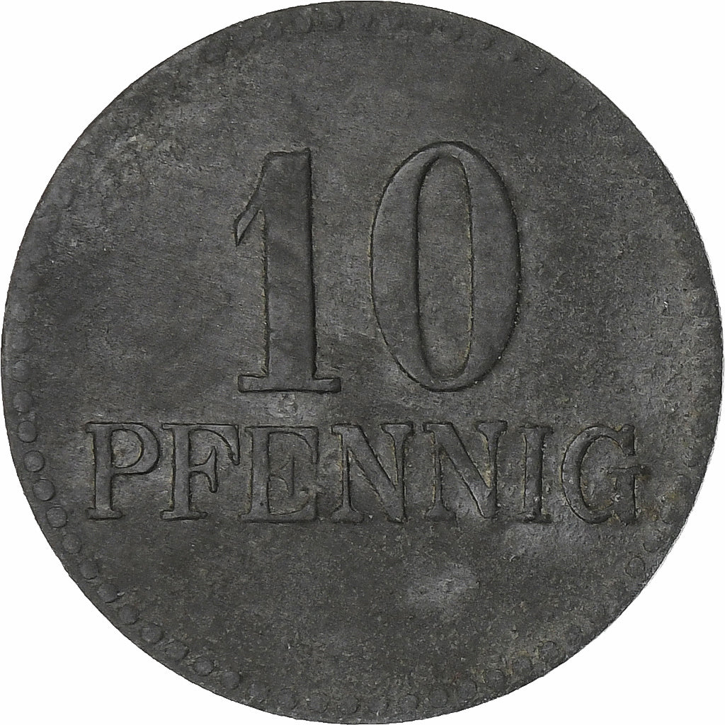 Germany, Stadt Neustadt im Schwarzwald, 10 Pfennig, 1917, EF(40-45), Zinc