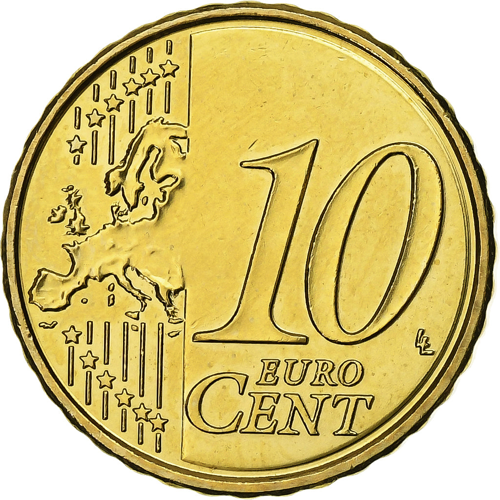 Lituania, 10 Euro Cent, BU, 2015, Vilnius, Nordic gold, FDC