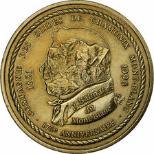 France, 1,5 Euro de Chamonix Mont-Blanc, 1996, Monnaie de Paris, Brass