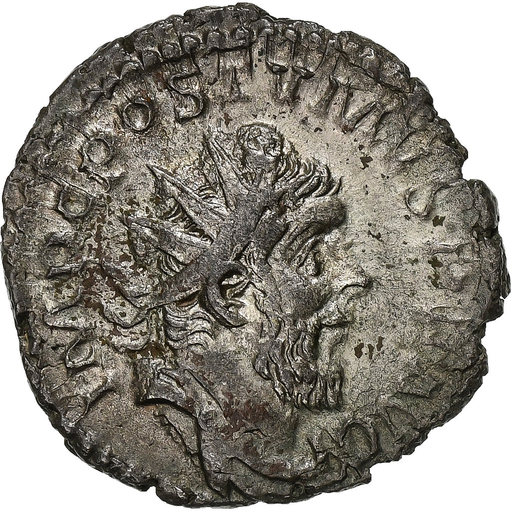 Postuum, Antoninianus, 260, Lugdunum, Billon, ZF, RIC:54
