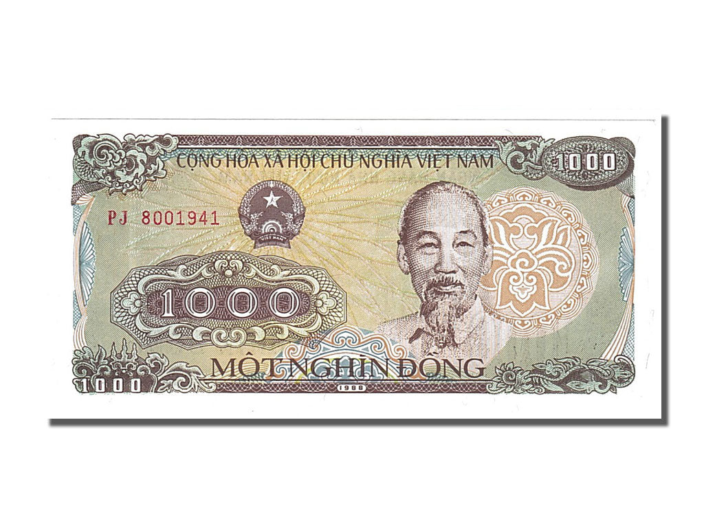 Banknote, Viet Nam, 1000 D<ox>ng, 1988, UNC(65-70)