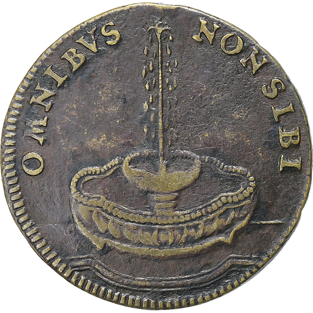 France, Token, Louis XVI, Omnibus non sibi, Brass, EF(40-45)