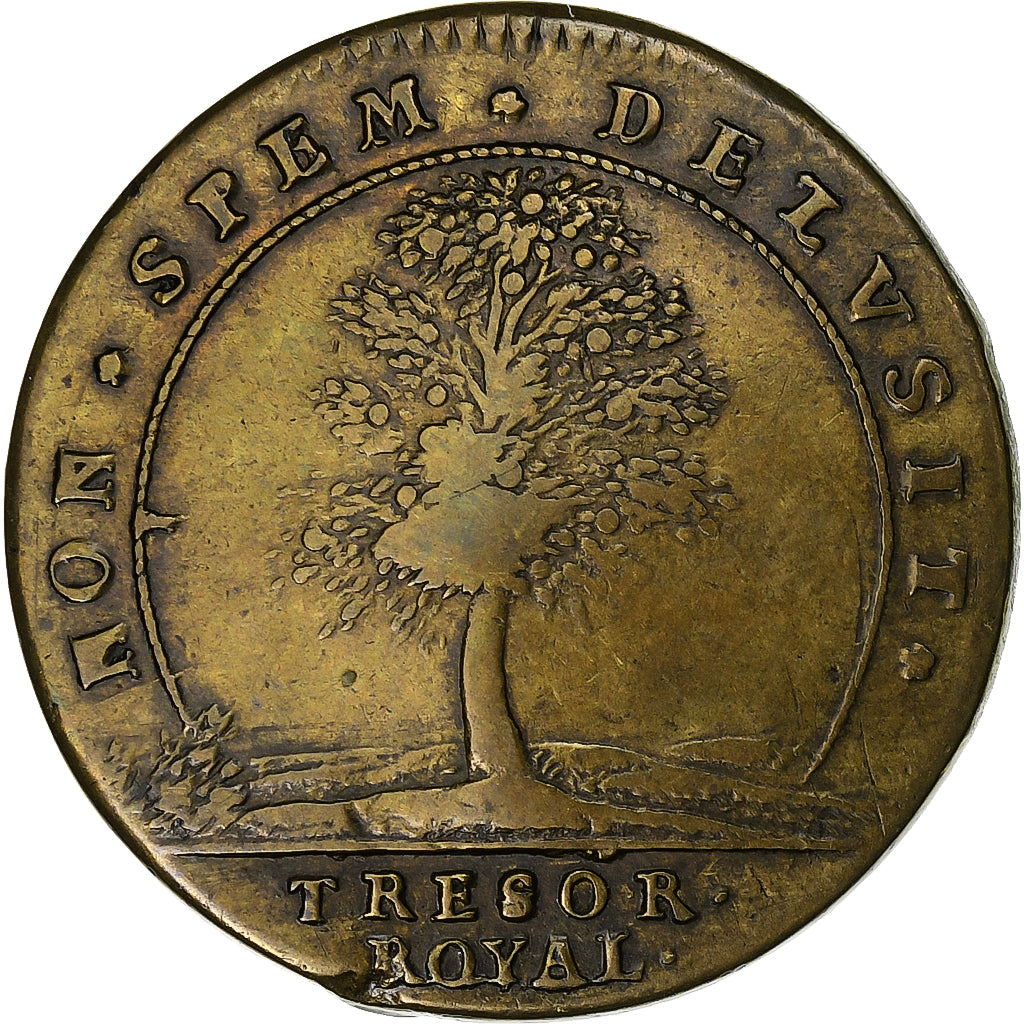 France, Token, Louis XIV, Trésor Royal, Brass, EF(40-45)