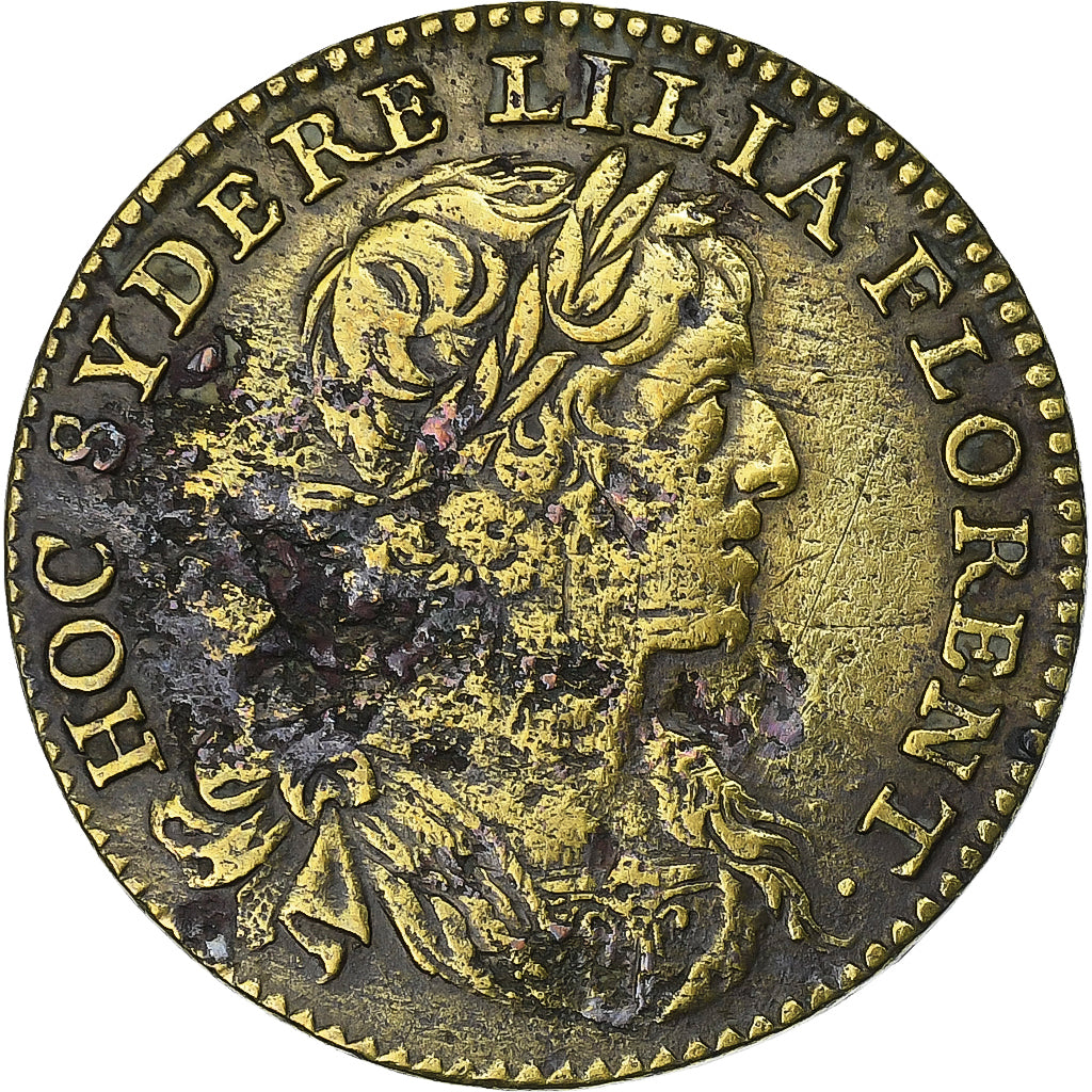 Frankrijk, Token, Louis XIII, Tin, FR