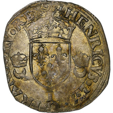 Frankrijk, Henri II, Douzain aux croissants, 1550, Limoges, Billon, FR+