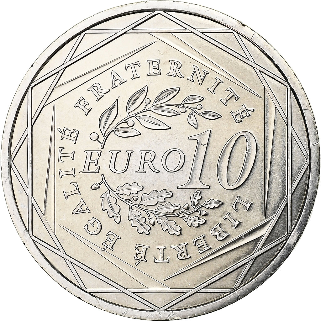 France, 10 Euro, Semeuse, 2009, Monnaie de Paris, Silver, MS(65-70), KM:1580