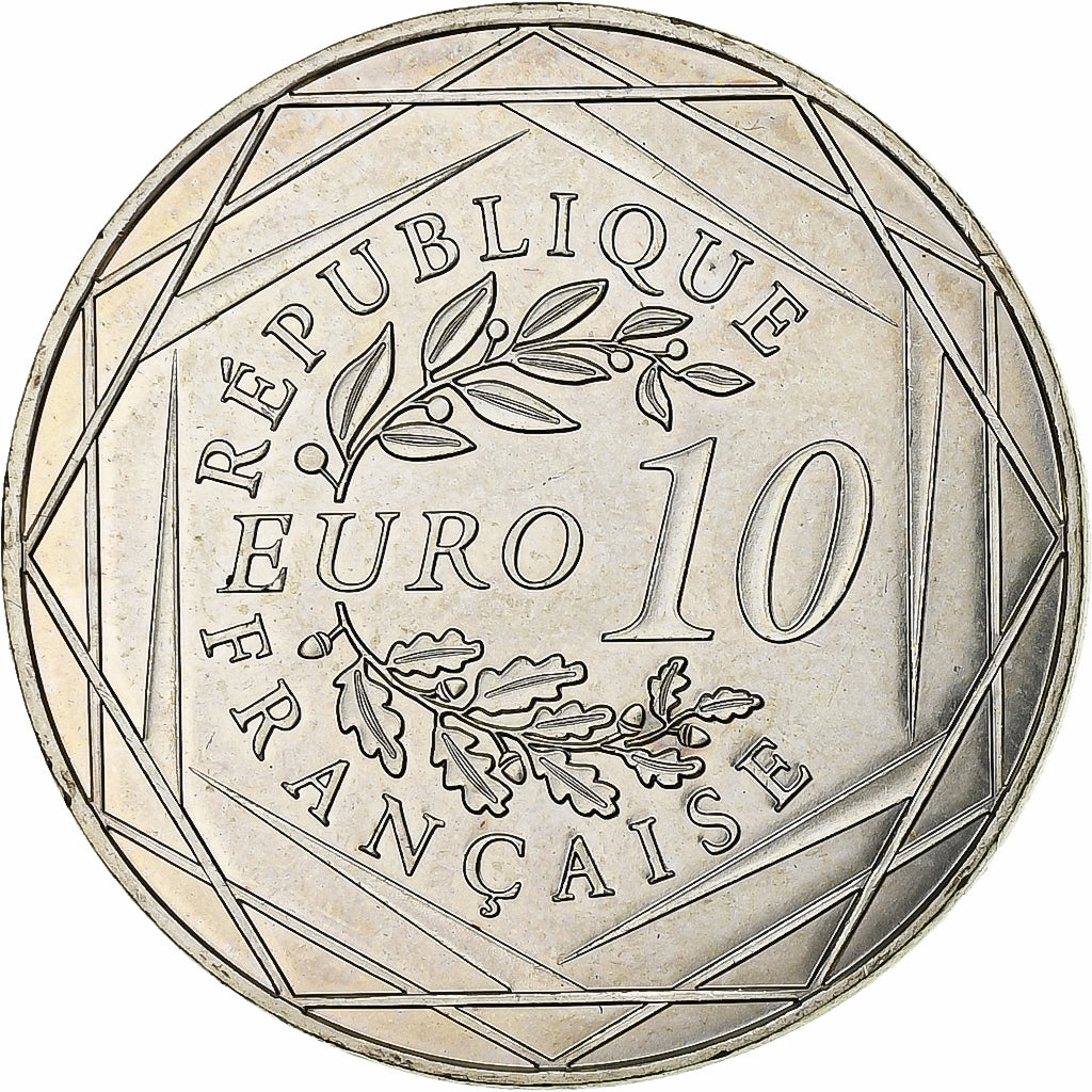Frankreich, 10 Euro, Coq, 2014, Monnaie de Paris, Silber, VZ