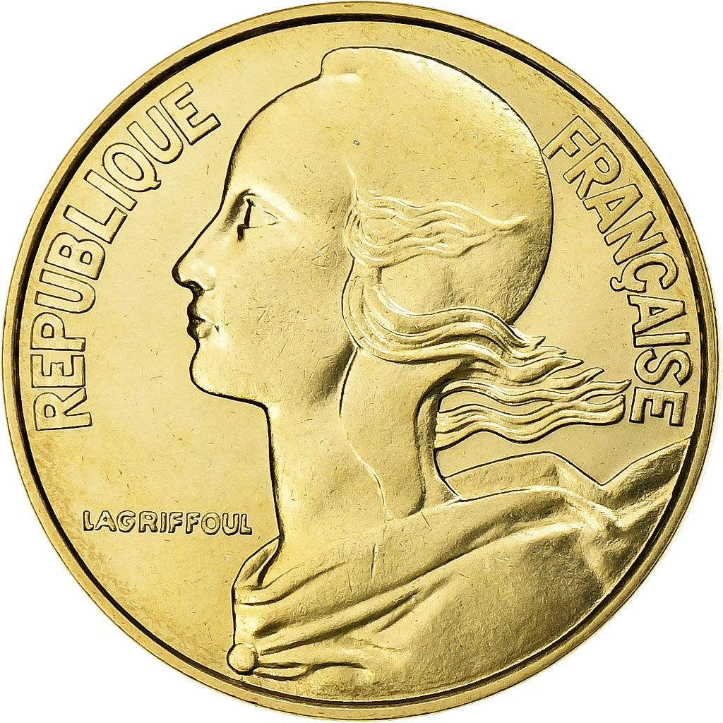 Francia, 20 Centimes, Marianne, 1974, Monnaie de Paris, série FDC
