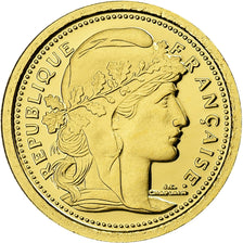 France, Médaille, Réplique, 20 francs or Coq 1909, Or, FDC