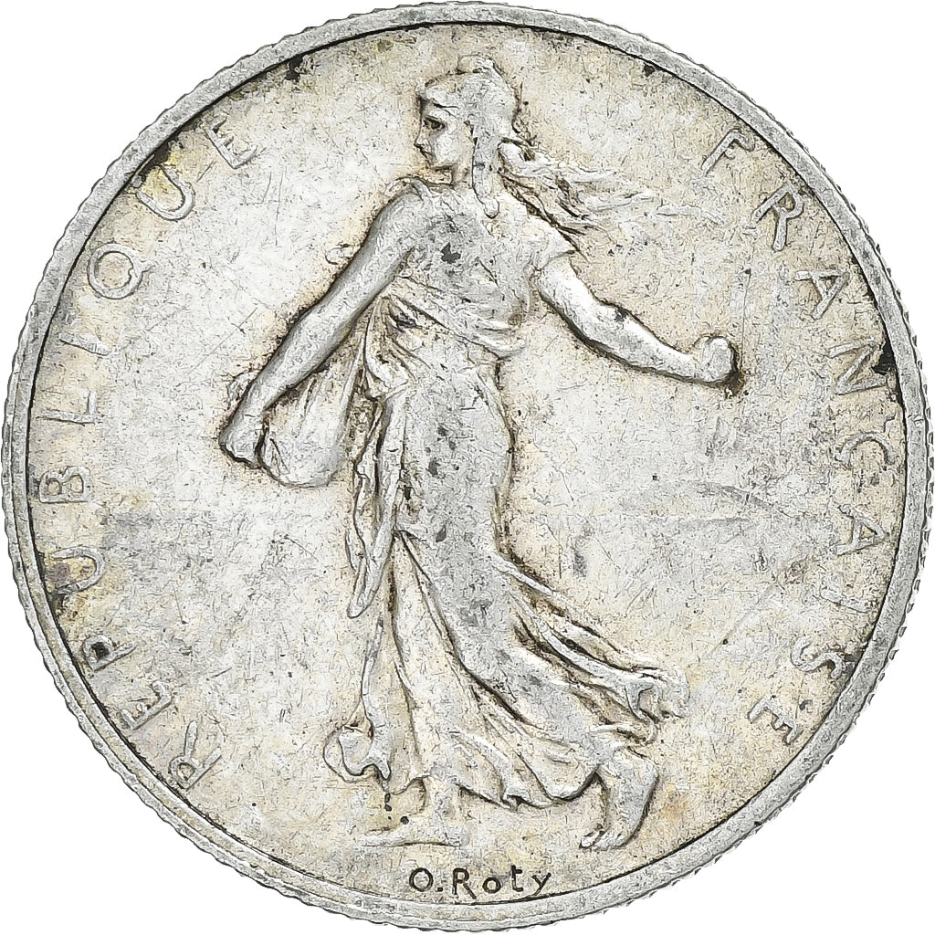 Frankreich, 2 Francs, Semeuse, 1909, Paris, Silber, S+, Gadoury:532