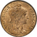 Francia, 10 Centimes, Daniel-Dupuis, 1900, Paris, Bronce, MBC+, Gadoury:277
