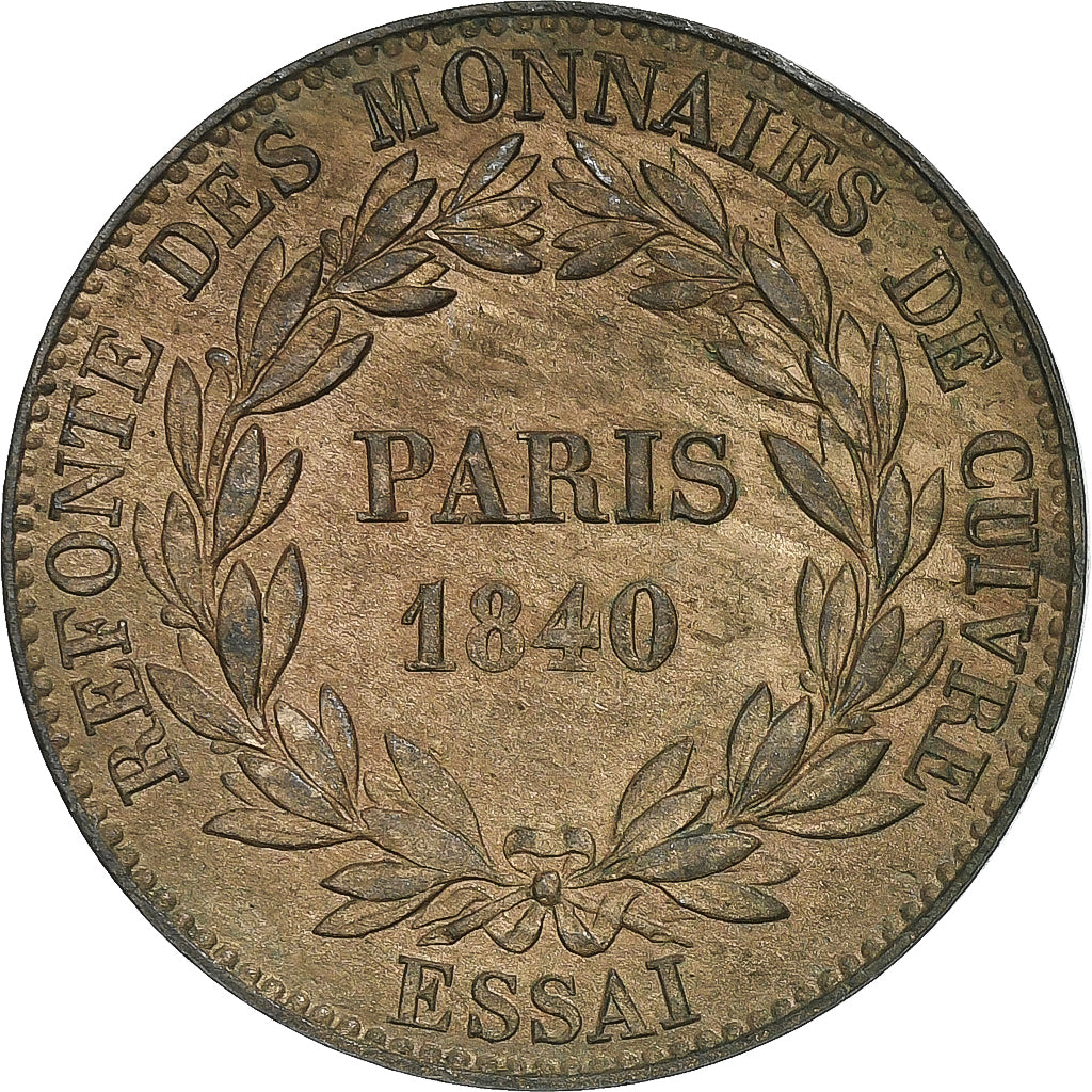 Frankreich, Louis-Philippe I, Module de 10 Centimes, Refonte des monnaies de